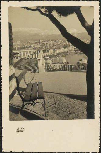 Split : [Prva vidilica i panorama Rive]