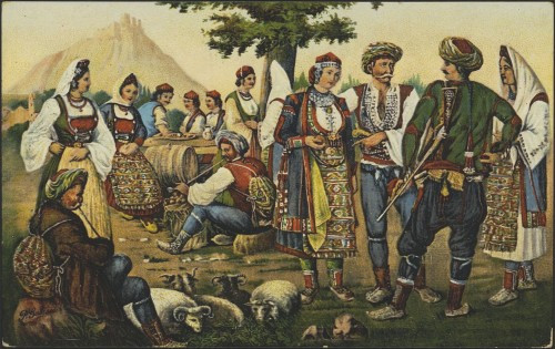 [Grupa ljudi u narodnim nošnjama]