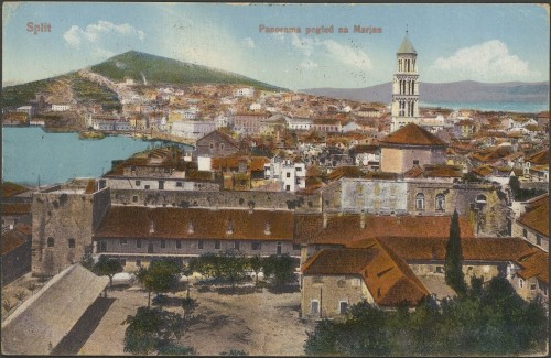 Split : panorama pogled na Marjan