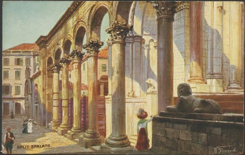 Split - Spalato : Split, Krilo Peristila Dioklecijanove Palače