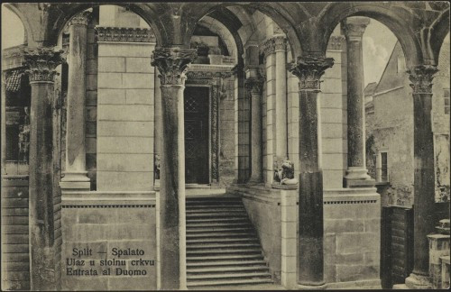 Split - Spalato : Ulaz u stolnu crkvu