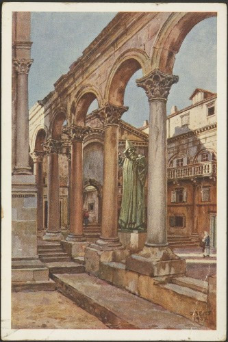 Split - Dioklecijanova palača - Peristyl