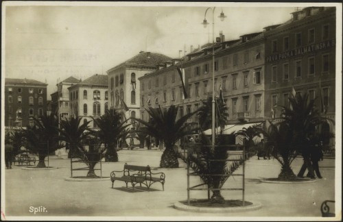 Split : [Riva i palme]