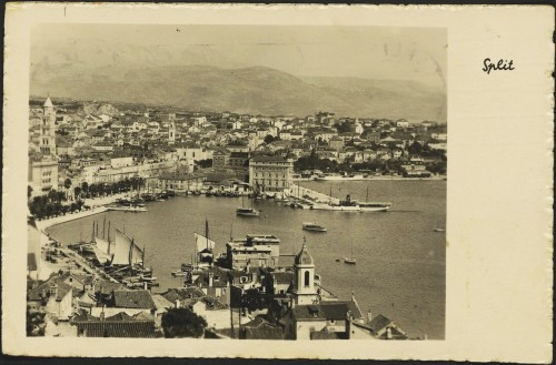 Split : [pogled na luku]