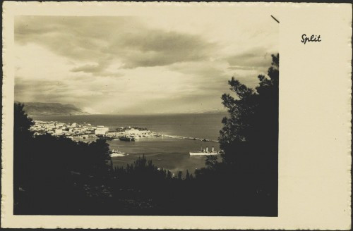 Split : [pogled s Marjana na lukobran]