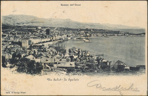 Un saluto da Spalato : Spalato dall'ovest