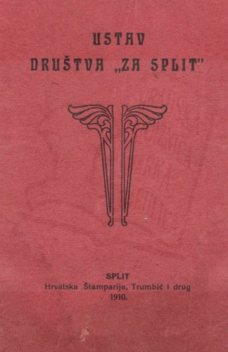 Ustav društva "Za Split"