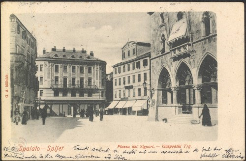 Spalato - Spljet : Piazza dei Signori - Gospodski trg