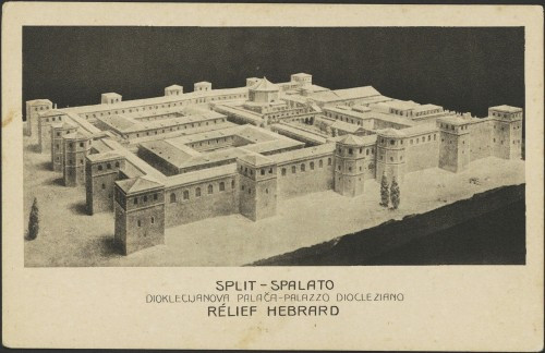 Split - Spalato : Dioklecijanova palača - Palazzo Diocleziano : rélief