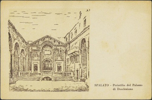 Spalato - Peristilio del Palazzo di Diocleziano