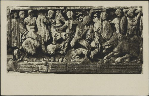 Spljet - Spalato. Musée Archéologique. Le sarcophage du Méléagre