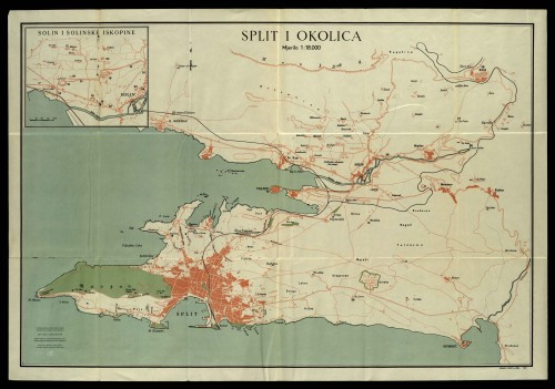 Split i okolica / izradili Zidić A Pešl