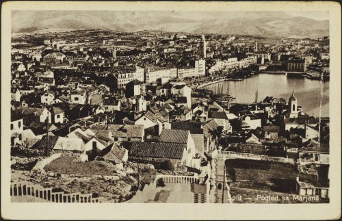 Split - Pogled sa Marjana : [pogled na Veli varoš i Rivu]
